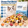 Grain-Free Complete Cat Food – Fish Oil Blend, 1.25kg