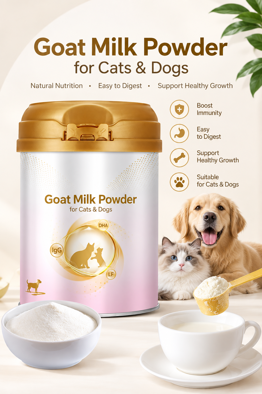 Goat Milk Powder for Cats & Dogs – 30g